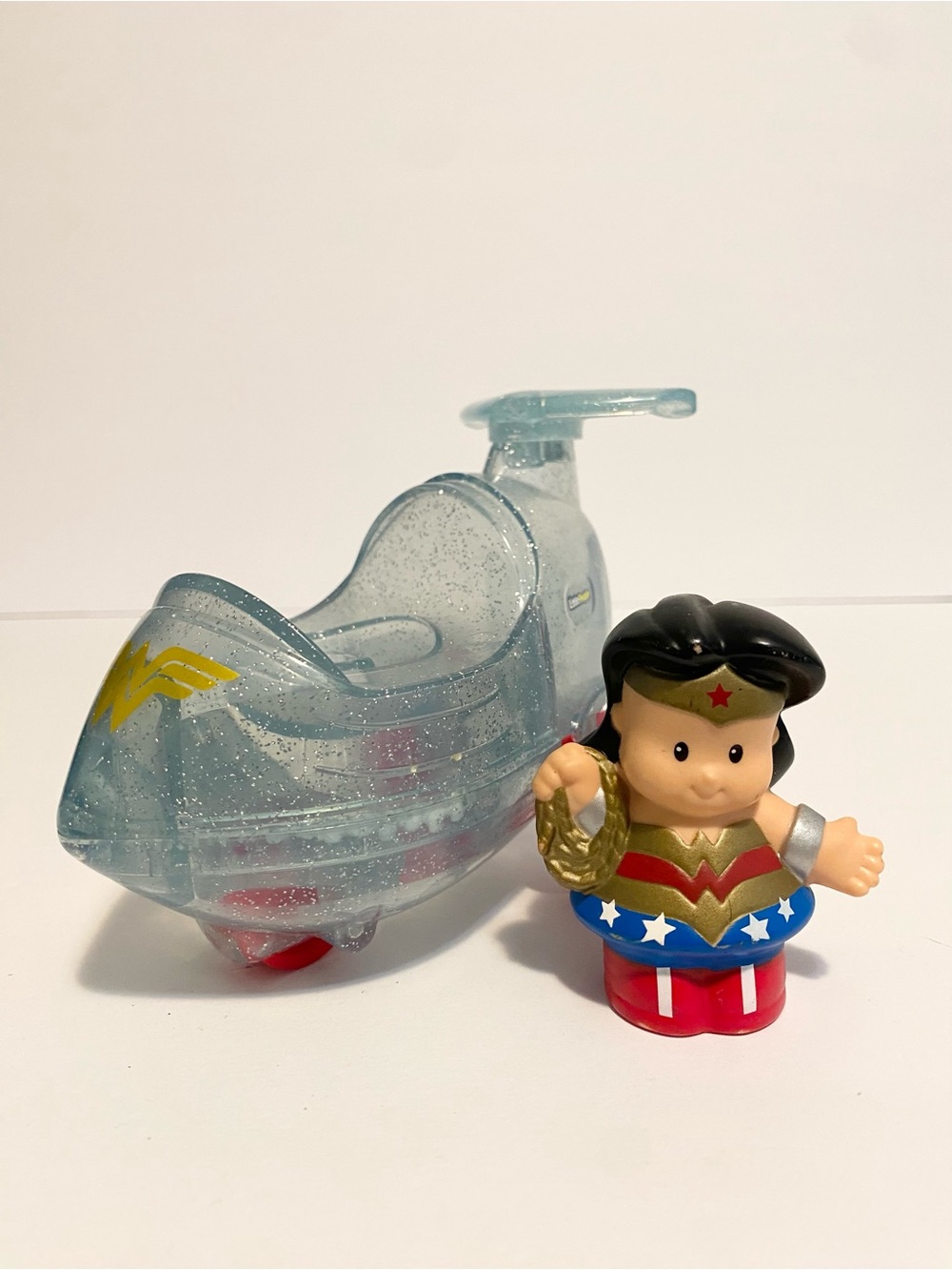Little People Super Woman w Jet Plane DC Comic Figure Super Hero Playset 4/$20 🛑